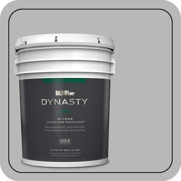 BEHR DYNASTY 5 gal. #N460-3 Lunar Surface Semi-Gloss Exterior Stain-Blocking Paint & Primer
