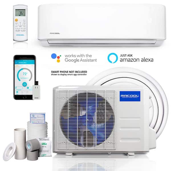 MRCOOL Advantage 3rd Gen 24,000 BTU 2 Ton Ductless Mini Split Air Conditioner and Heat Pump with Line Guard 230-Volt/60Hz