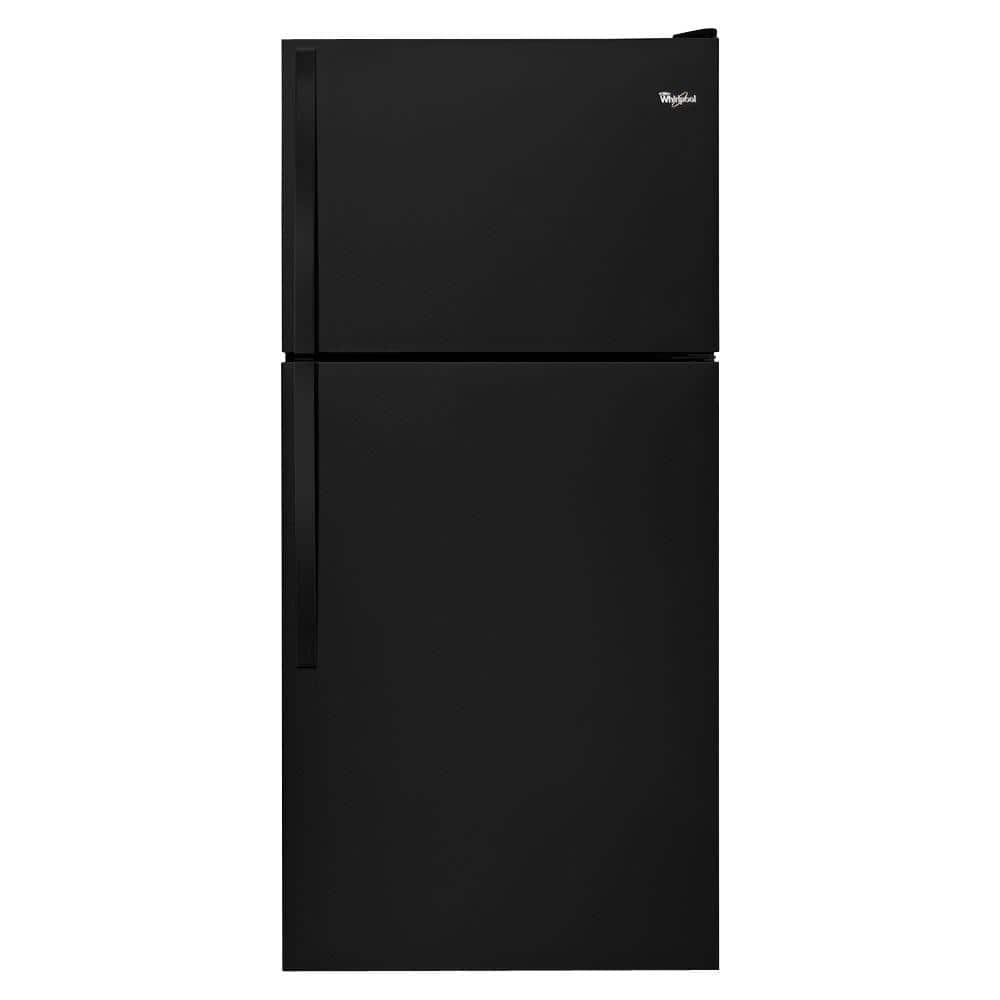 Whirlpool 18.2 cu. ft. Top Freezer Refrigerator in Black