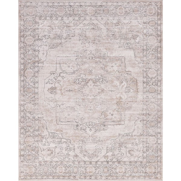 Unique Loom Portland Canby Ivory/Beige 8 ft. x 10 ft. Area Rug