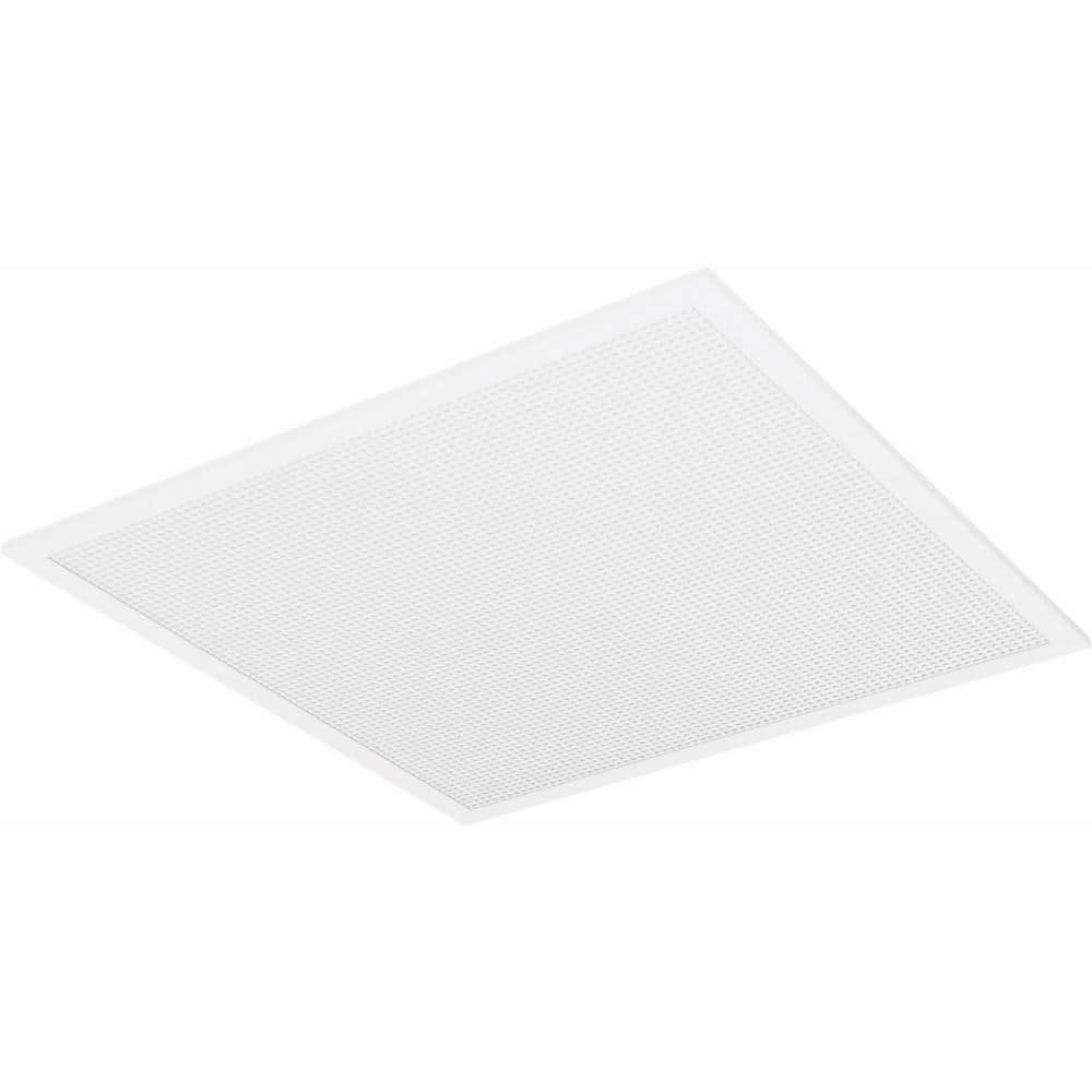 White Aluminum 24" Square LED Ceiling Light Panel