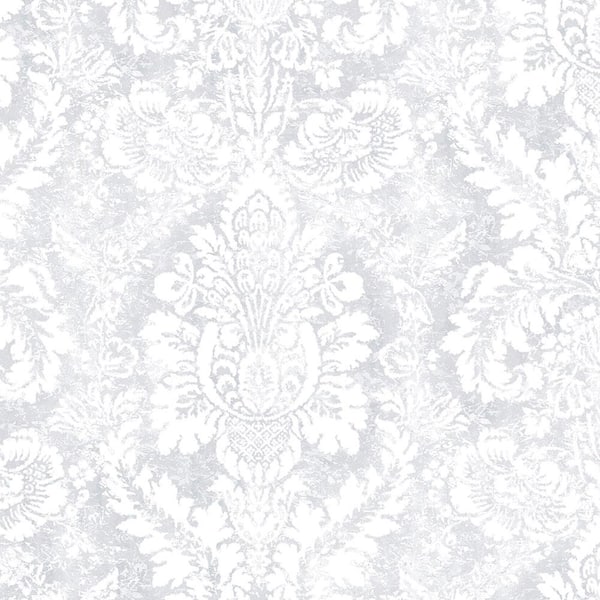 Norwall Valentine Damask Vinyl Roll Wallpaper (Covers 55 sq. ft.)