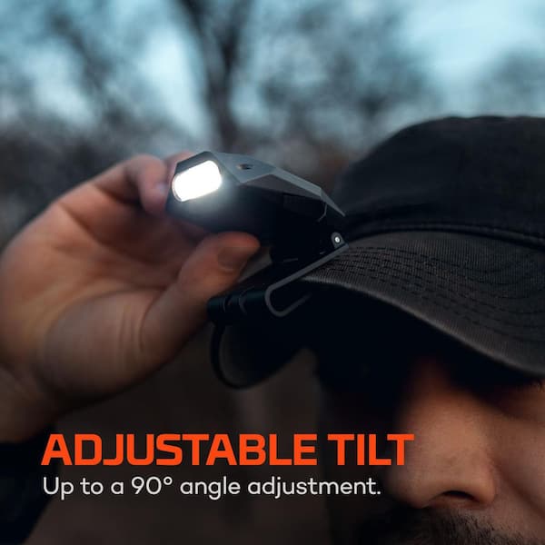 nebo angled head flashlight NEBO Einstein Black 100 Lumens