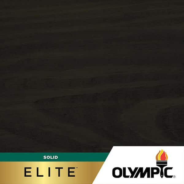 Olympic Elite 8 oz. Mystic Black SC-1050 Solid Advanced Exterior Stain and Sealant in One