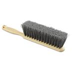 8 in. Flagged Polypropylene Bristle Counter Brush with Tan Handle