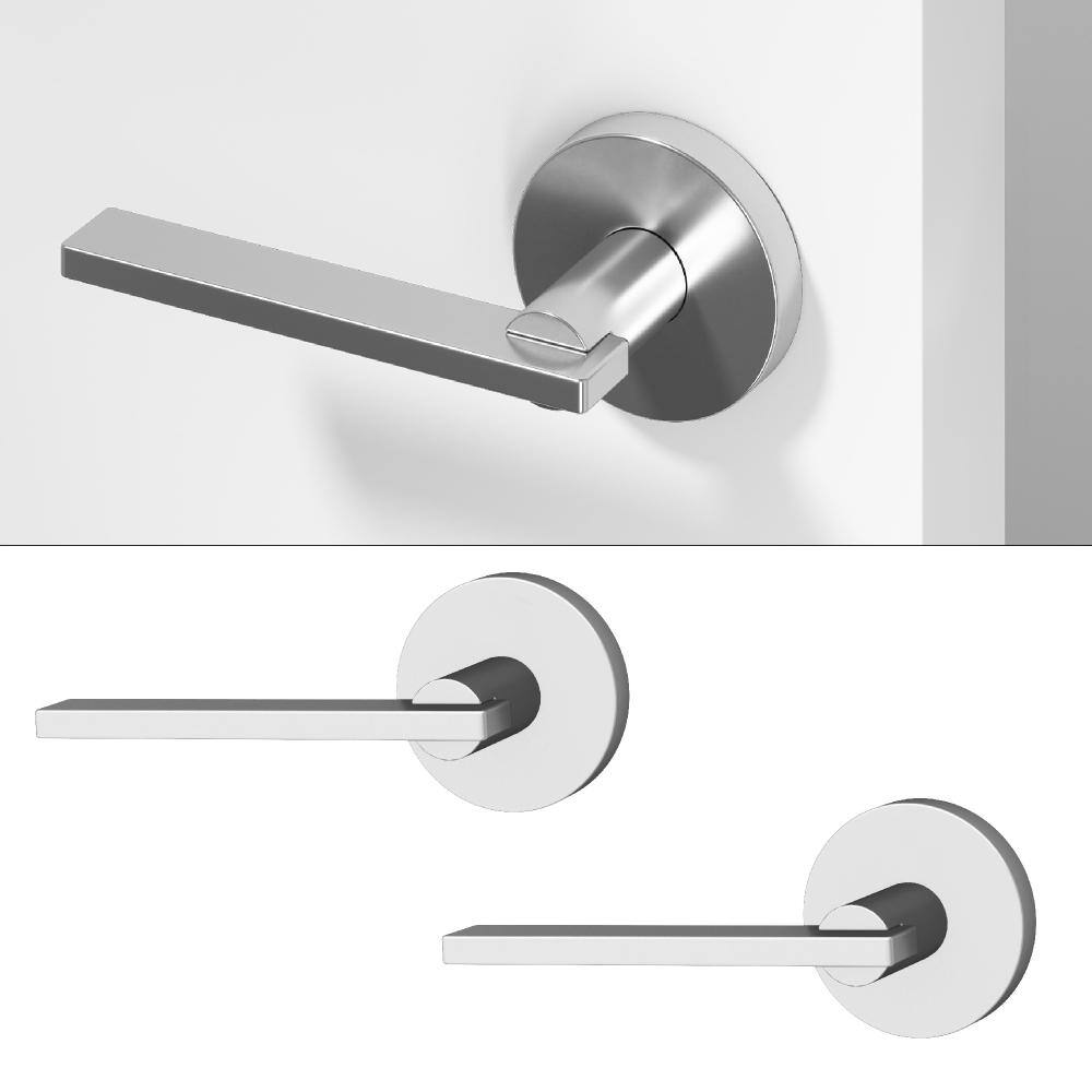 Valli Metal Chrome Dummy Door Handle with Round Rosette 2-Pack price history on PriceWatchPro