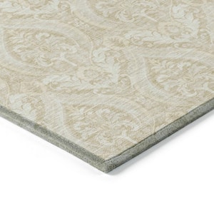 Chantille ACN572 Beige 5 ft. x 7 ft. 6 in. Machine Washable Indoor/Outdoor Geometric Area Rug