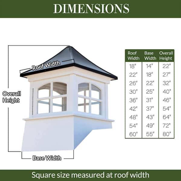 Good Directions Windsor 18 in. x 18 in. x 27 in. H Square Vinyl