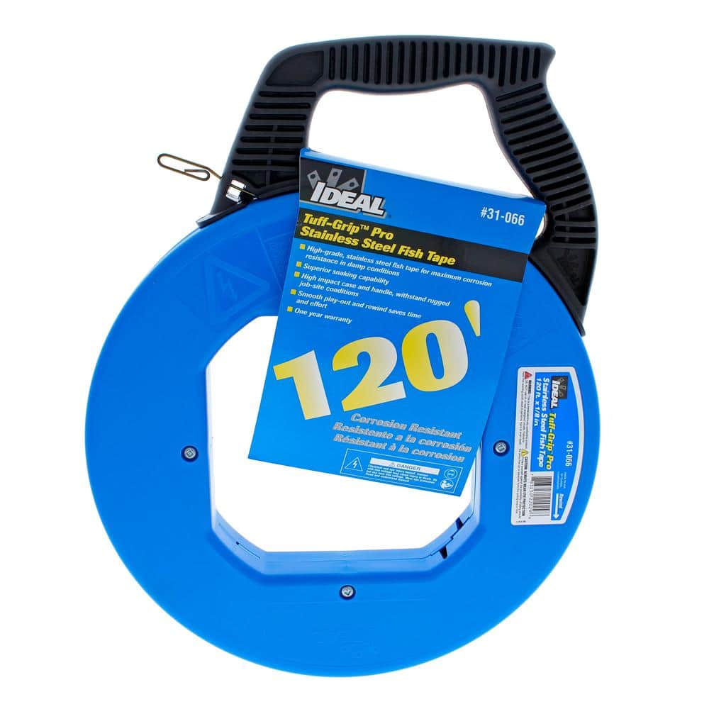IDEAL Tuff-Grip Pro Stainless Steel, 120 ft x 1/8 in. x .060 in. 31-066 ...