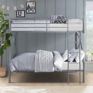 Clementine Gray Finish Twin/Twin Metal Bunk Bed