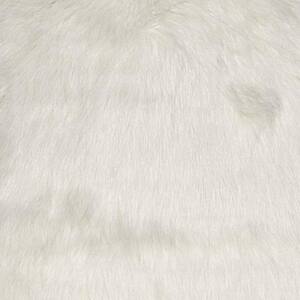 Josephine Off White 3 ft. x 5 ft. Rectangle Faux Fur Area Rug