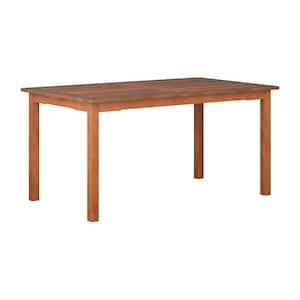Miramar Brown Wood Outdoor Dining Table