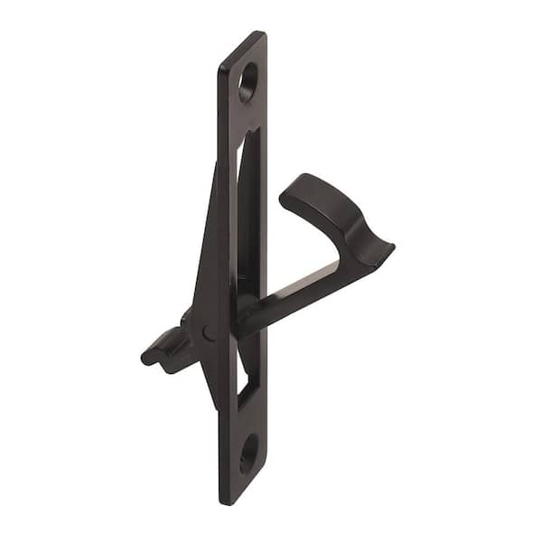 Pocket Door Edge Flush Mortise Pull Handle, Bronze (Single Pack)