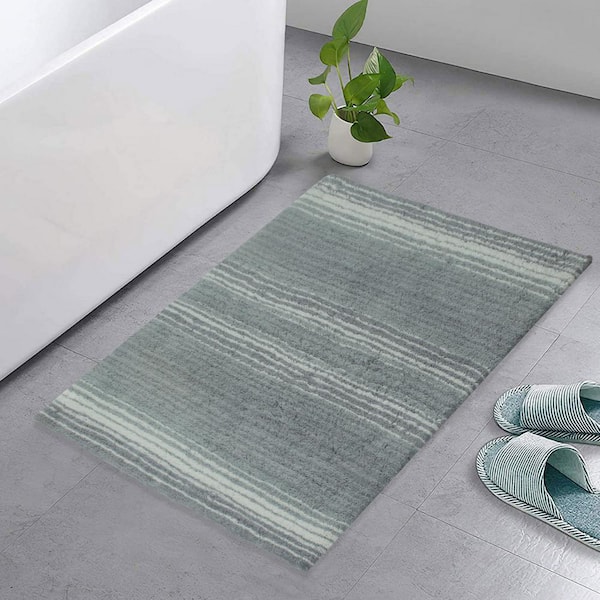 100% Cotton Gradiation Collection Machine Washable 24x40, Gray