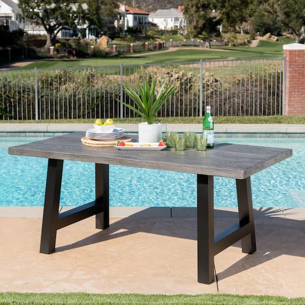 concrete stone outdoor tables