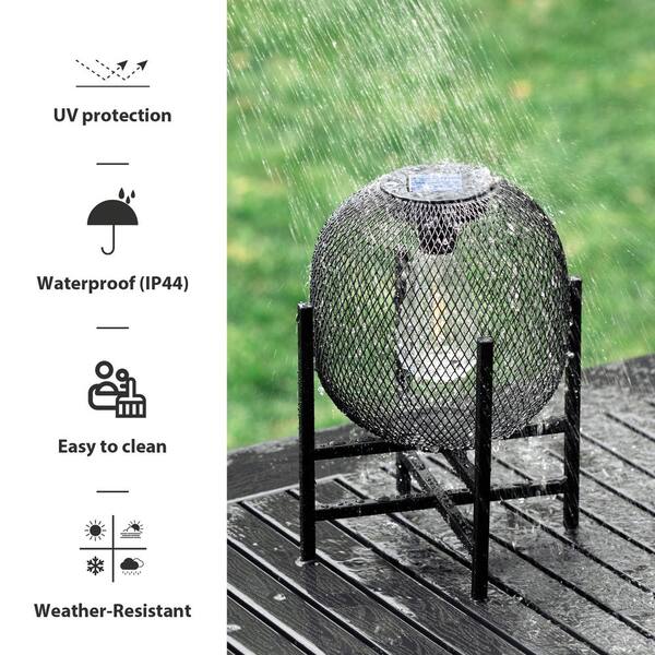 Alpine Corporation 15 in. H Indoor/Outdoor Vintage Metal