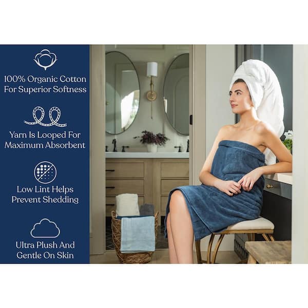 Organic Cotton Luxuriously Plush Bath Towel 33 Piece Set