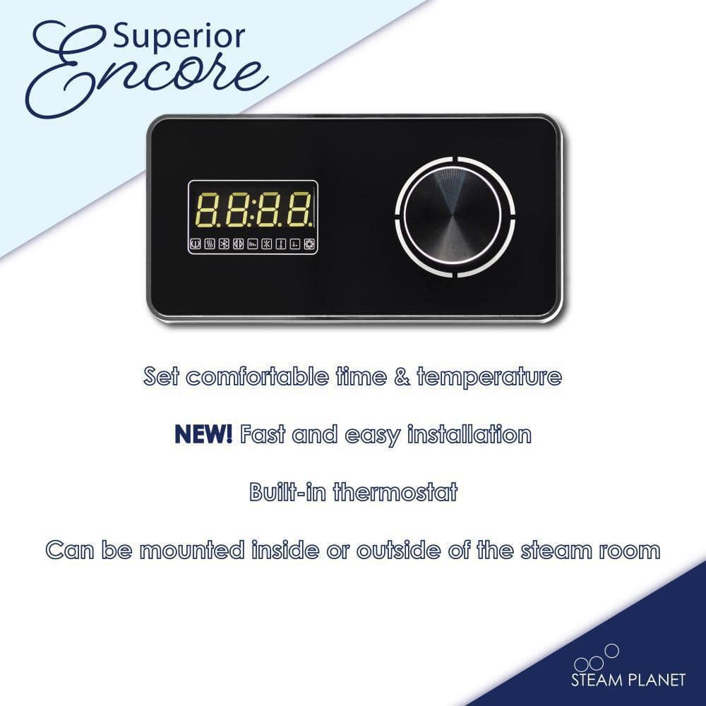 Superior Encore 6kW Self-Draining Steam Bath Generator Kit