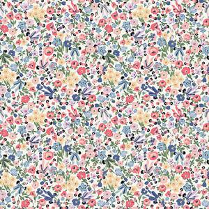 Harmony Ditsy Day Multi-Colored Wallpaper Sample