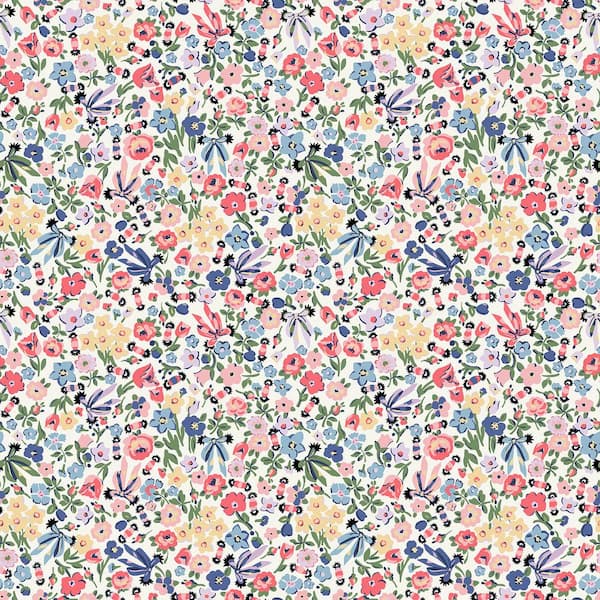 Unbranded Harmony Ditsy Day Multi-Colored Wallpaper Sample