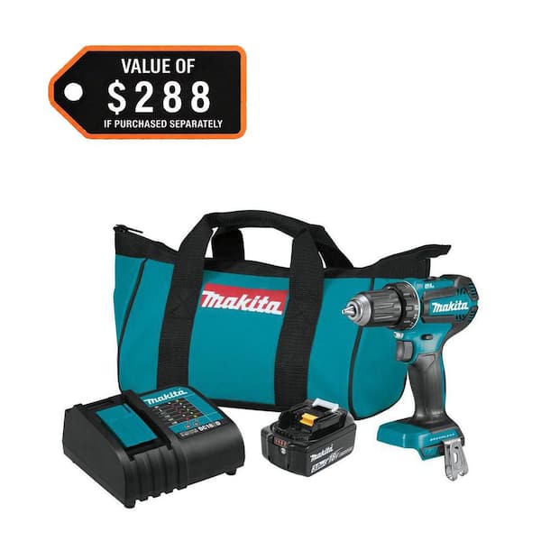 18V LXT Lithium-Ion Brushless Cordless 1/2 in. Driver-Drill Kit, 3.0Ah