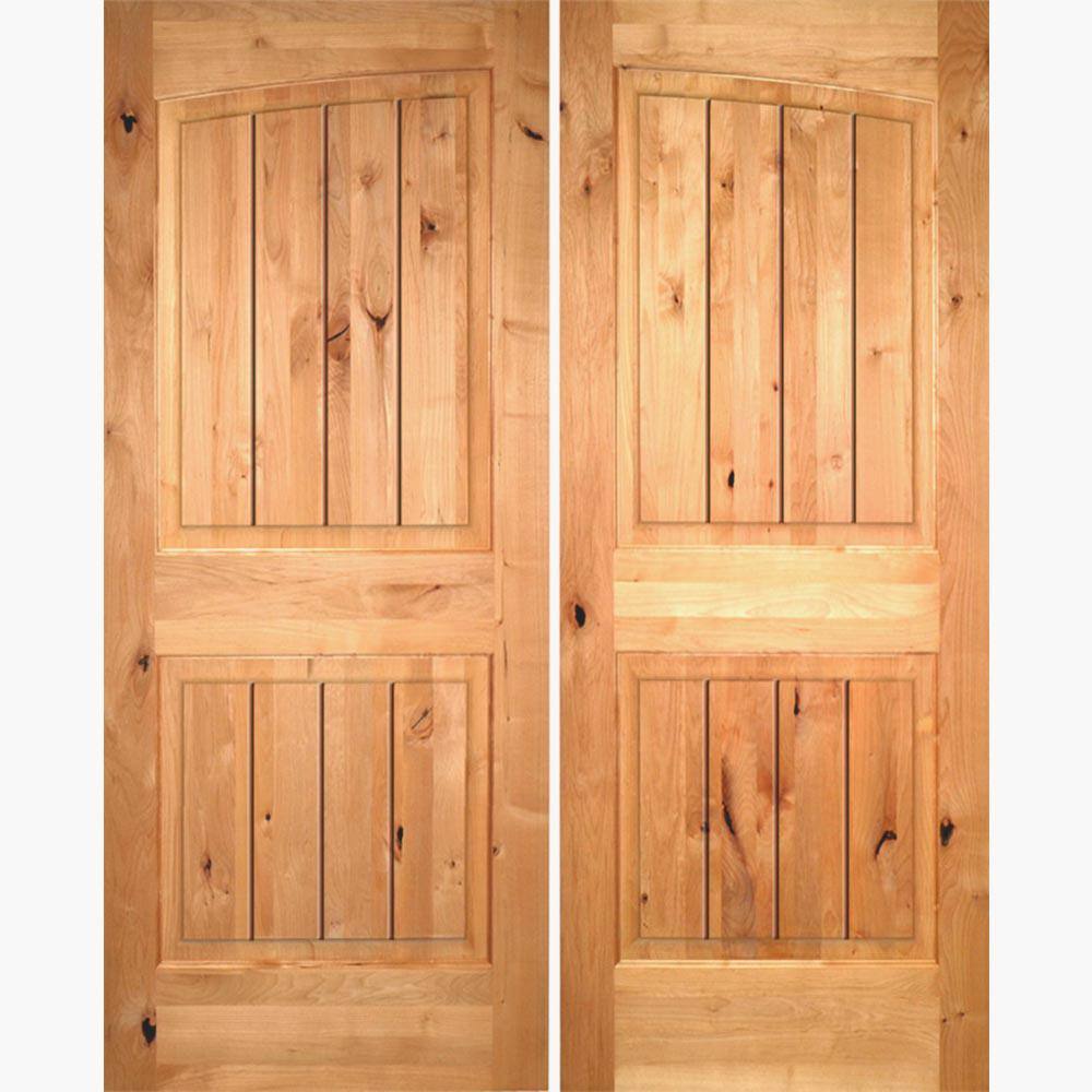 Reviews for Krosswood Doors 72 in. x 80 in. Rustic Knotty Alder Common