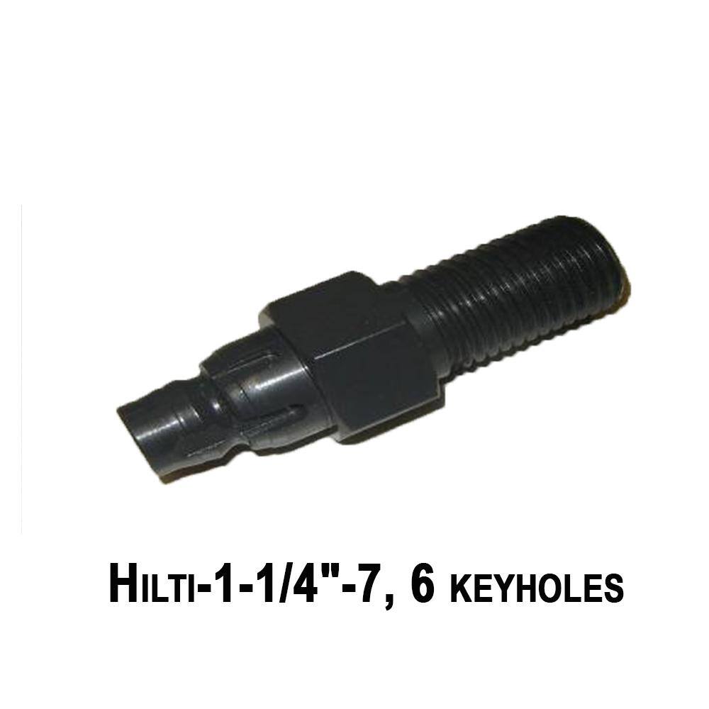 2 pk Core Drill Bit Adapter Convert Hilti BI Chuck to 5/8”-11 Male Thread 6 Slot 