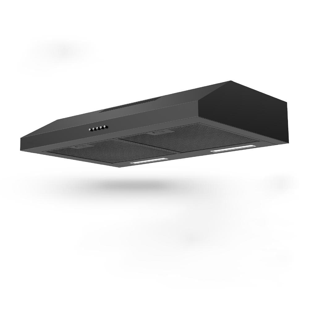 29.8 in. 600 CFM Convertible Ducted Under Cabinet Range Hood with 2 Charcoal Filters and 3-Speed Control in Black price history on PriceWatchPro