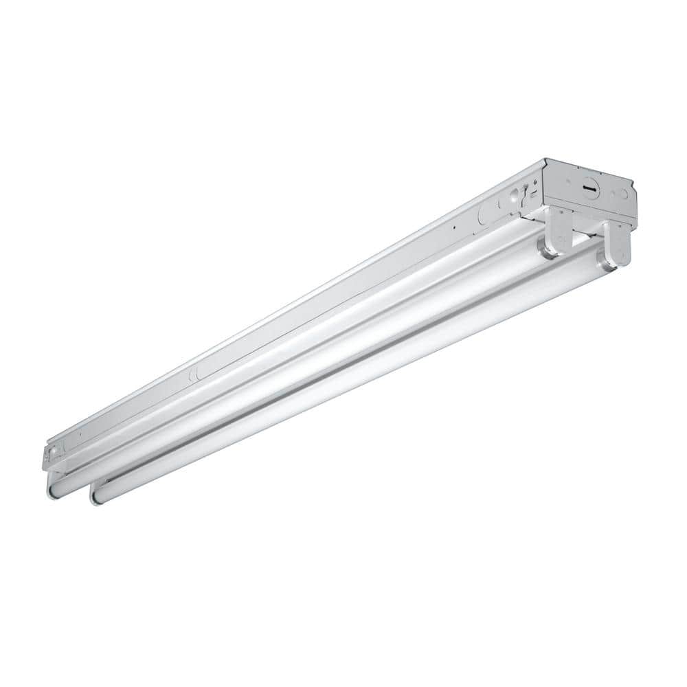 Metalux 40-Watt 2-Light White 4 ft. Fluorescent Strip Light SSF240 - The  Home Depot
