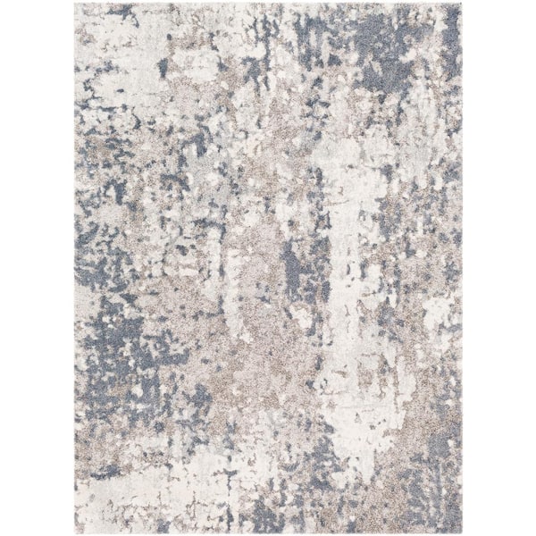Livabliss Safira Gray Doormat 2 ft. x 3 ft. Abstract Area Rug