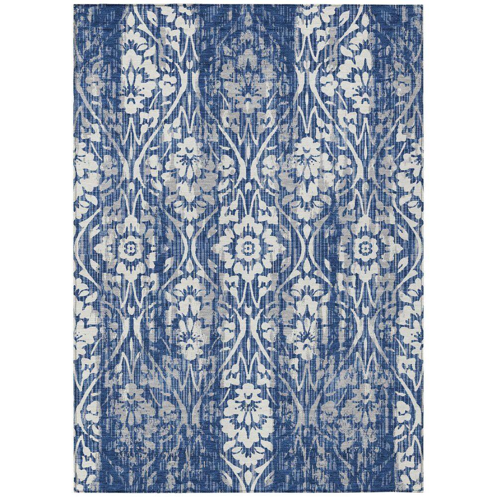 Chantille Machine Washable Indoor/Outdoor Abstract ACN2482 Navy 8 ft. x 10 ft. Area Rug price history on PriceWatchPro