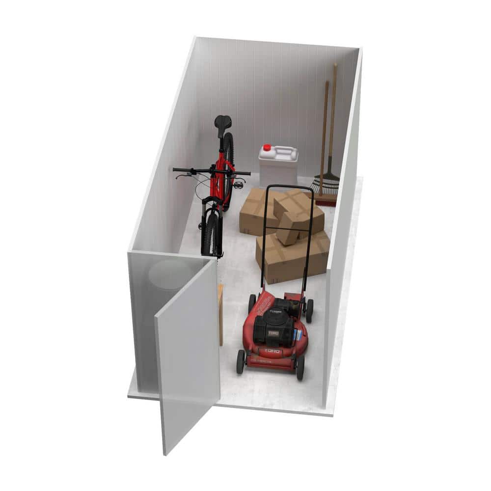 Durango 5' x 10' Gray Galvanized Steel Metal Shed Kit