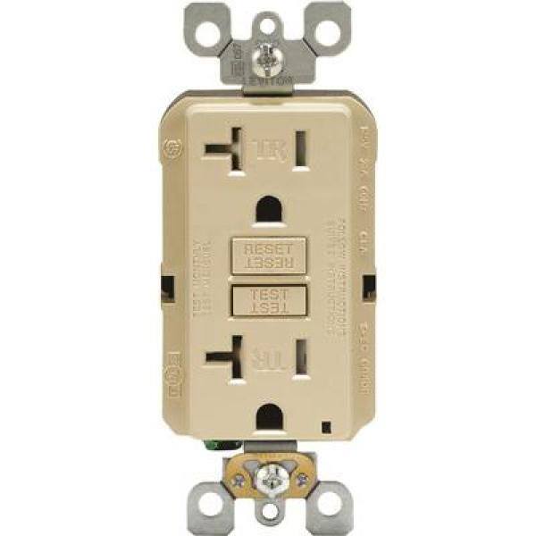 20 Amp 2-Pole Receptacle GFCI Tamper-Resistant Duplex Outlet, Light Almond GFTR2-T price history on PriceWatchPro