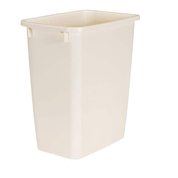 Rubbermaid 21 Qt. Bisque Kitchen, Bathroom and Office Wastebasket Trash Can