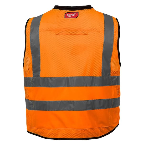 トップス PORTRAITE Over Vest Hi-Vis Orange Milwaukee Performance Large/X-Large Orange Class 2-High Visibility