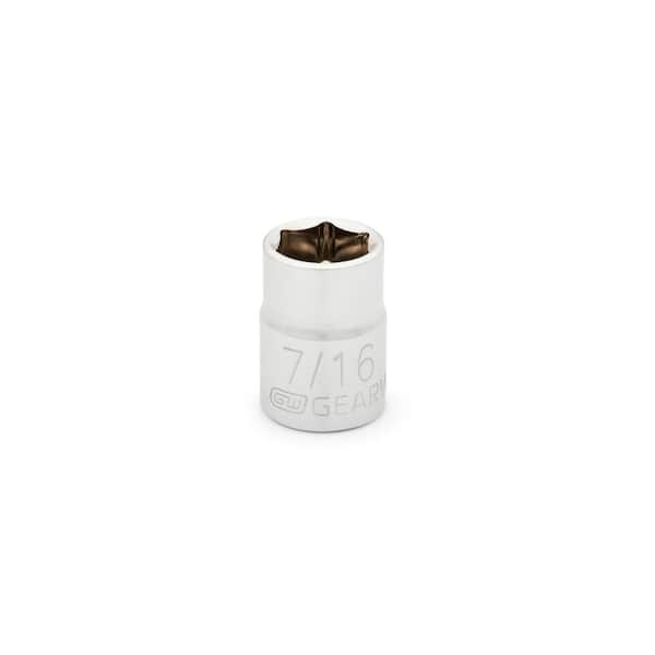 3/8 in. Drive 6 Point SAE Standard Socket 7/16 in.