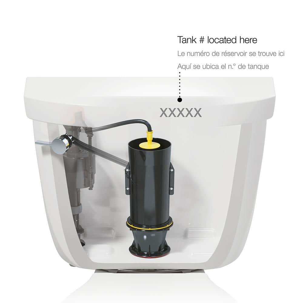Kohler Black Plastic 2-Inch Flush Valve Kit