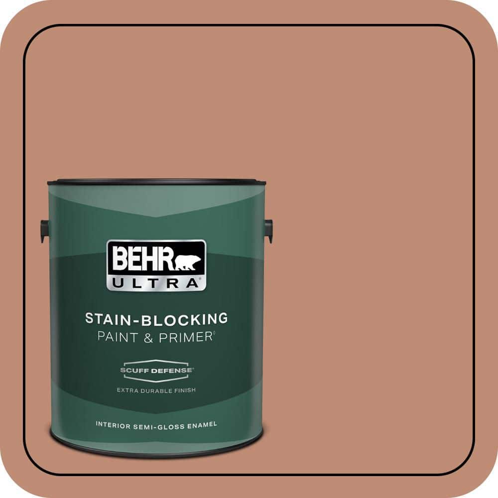 1 gal. #230F-5 Suntan Glow Extra Durable Semi-Gloss Enamel Interior Paint & Primer price history on PriceWatchPro
