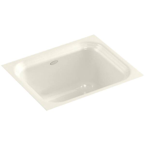 KOHLER Northland Biscuit Cast Iron 15 in. Undermount Bar Sink