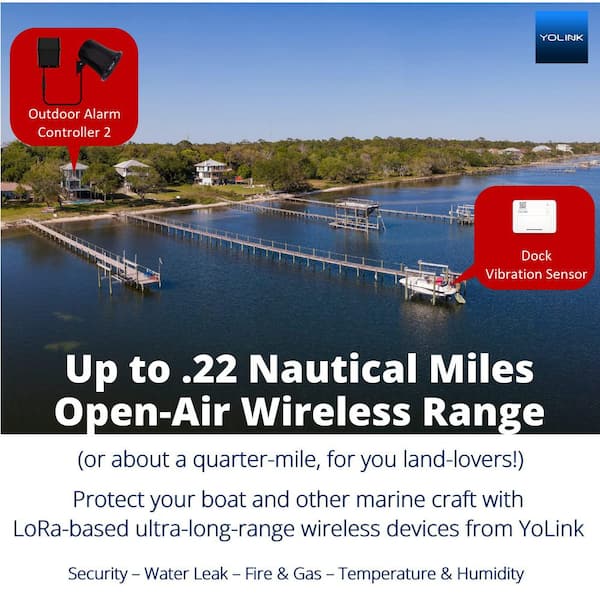 YoLink Smart Home Outdoor Alarm Controller and Siren YS-7107-ES626