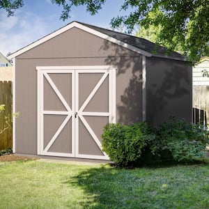 Do-it Yourself Rookwood 10 ft. x 12 ft. Backyard Wood Storage with Smartside and Floor system Included (120 sq. ft.)
