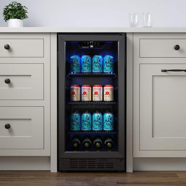 EdgeStar - 15 in. 80 (12 oz.) Can Built-In Beverage Cooler