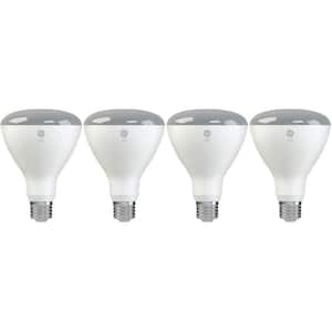 10W=65W, ‎BR30 Medium Base Dimmable LED Indoor Floodlight Bulbs 2700K Soft White - (4-Pack)
