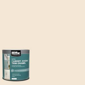 1 qt. #PPU5-11 Delicate Lace Satin Enamel Interior/Exterior Cabinet, Door & Trim Paint