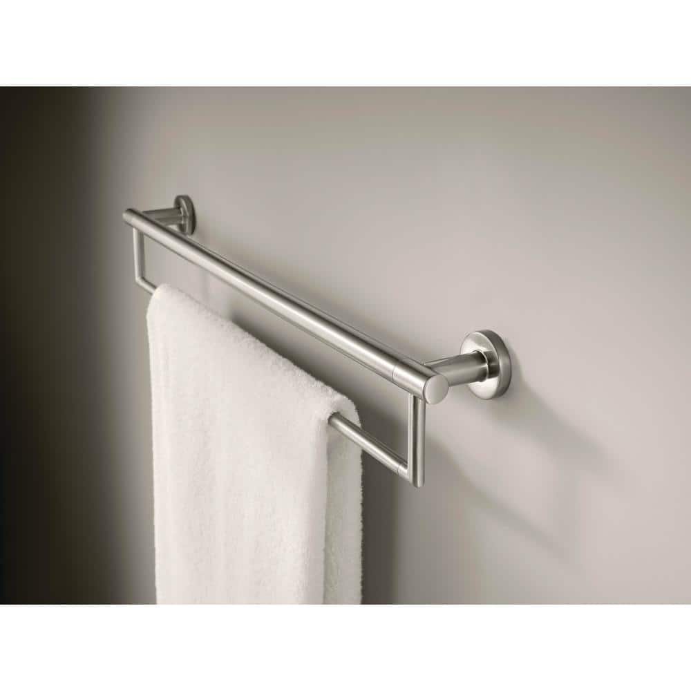 Stainless Steel 26" Wall Mounted Double Towel Bar
