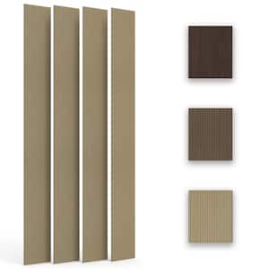 0.39 in. x 1 ft. x 8.5 ft. Light WPC 3D Vinyl Wall Paneling for Interior Wall Decor (4-Pack)