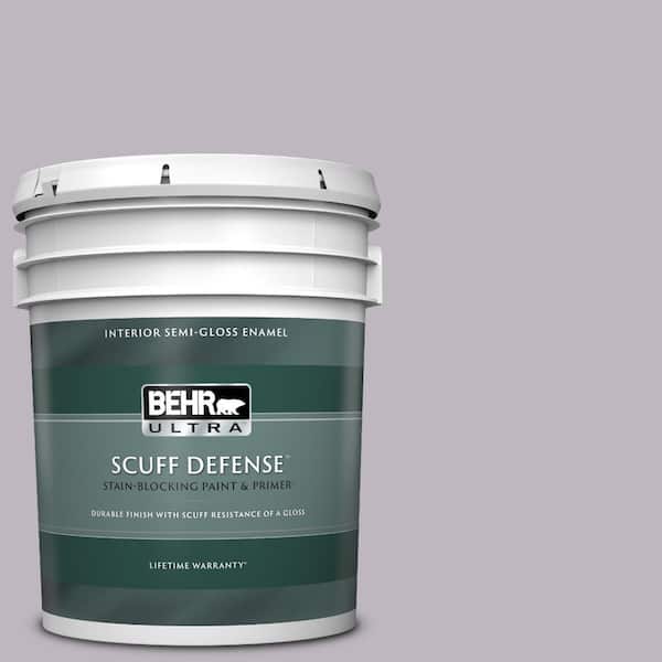 BEHR ULTRA 5 gal. #PPU16-09 Aster Extra Durable Semi-Gloss Enamel Interior Paint & Primer