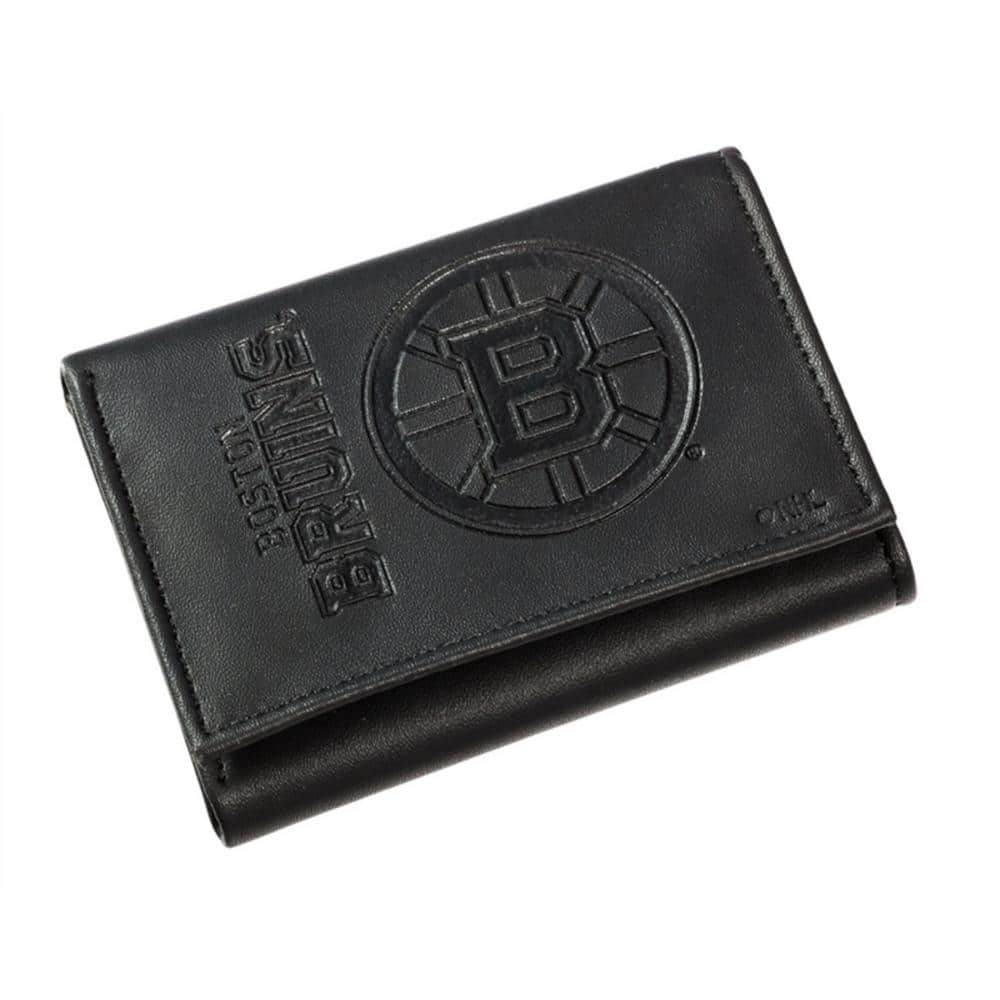 Siskiyou HTRL20BMP NHL Boston Bruins Leather Tri-Fold Wallet & Money Clip