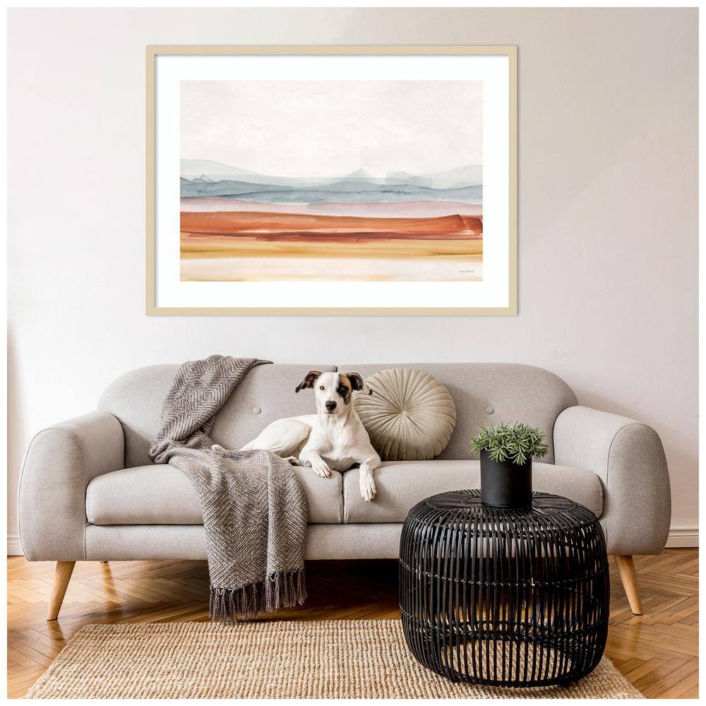 Sierra Hills Abstract Nature Vista Framed Wall Art, 41" x 30"