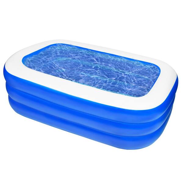Afoxsos 120 in. W x 70 in. D x 22 in. H Inflatable Swimming
